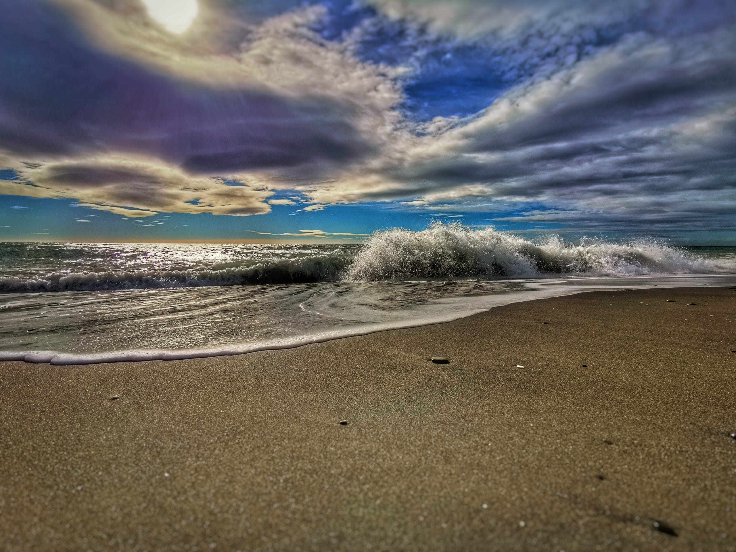 Gentle waves at Torrox Costa. Photo by Jason Elliott. Gentle waves at Torrox Costa. Photo by Jason Elliott.