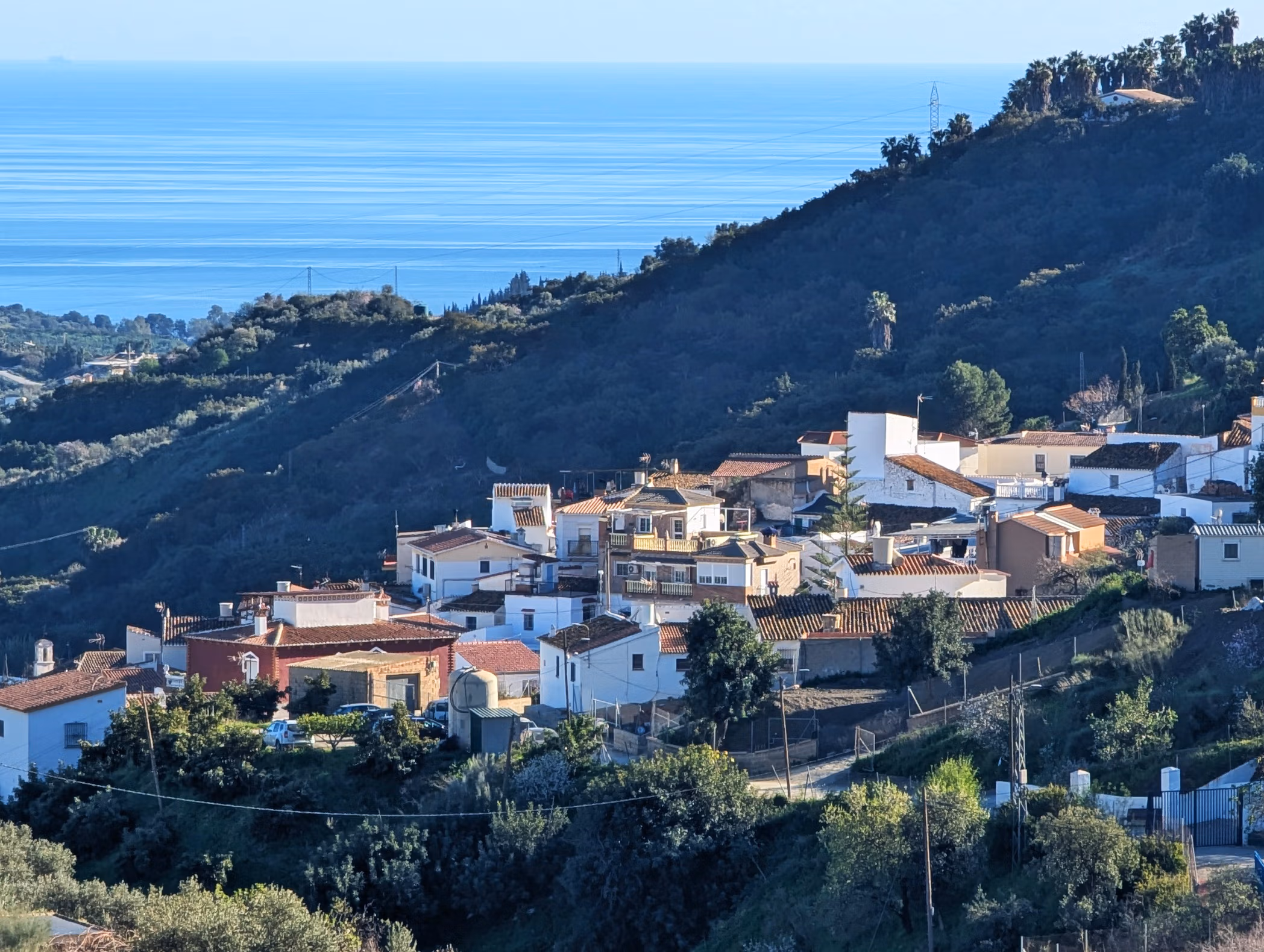The pretty village of Cajiz. Photo by Jason Elliott.