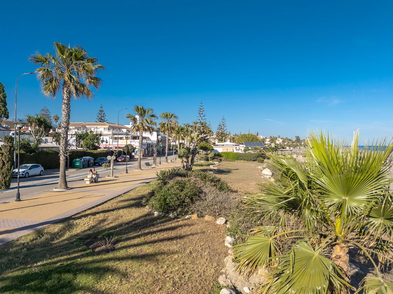 Looking east along the promenade of Benajarafe. Photo by Jason Elliott for the eastofmalaga.com website Looking east along the promenade of Benajarafe. Photo by Jason Elliott for the eastofmalaga.com website