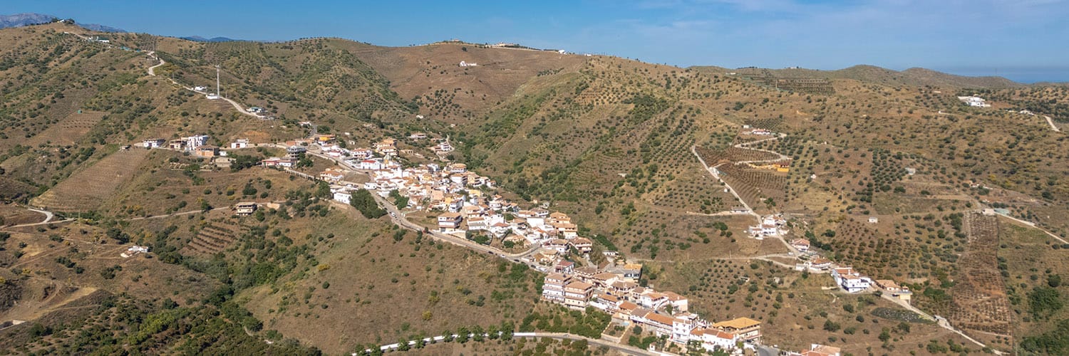 An aerial photo of El Valdés taken by Jason Elliott for the eastofmalaga.com website