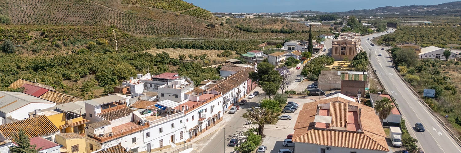 A view of Trapiche looking south from the air by Jason Elliott for the eastofmalaga.com website.